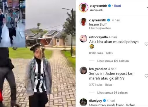 Netizen Terkesima! Jaden Smith Soroti Video Parodi Musdalifah yang Viral di Instagram