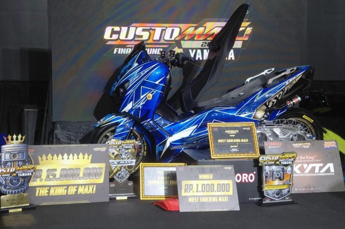 Emblem Emas Bikin Juri Tercengang, Ini Daftar Jawara Final CustoMAXI Yamaha 2025